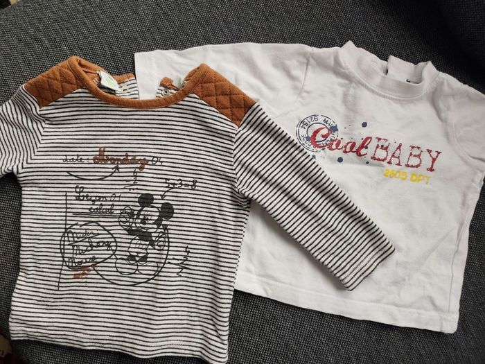 Lots 2 tee shirt bébé garçon