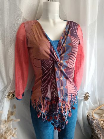 Haut mesh et resille Save The Queen taille L