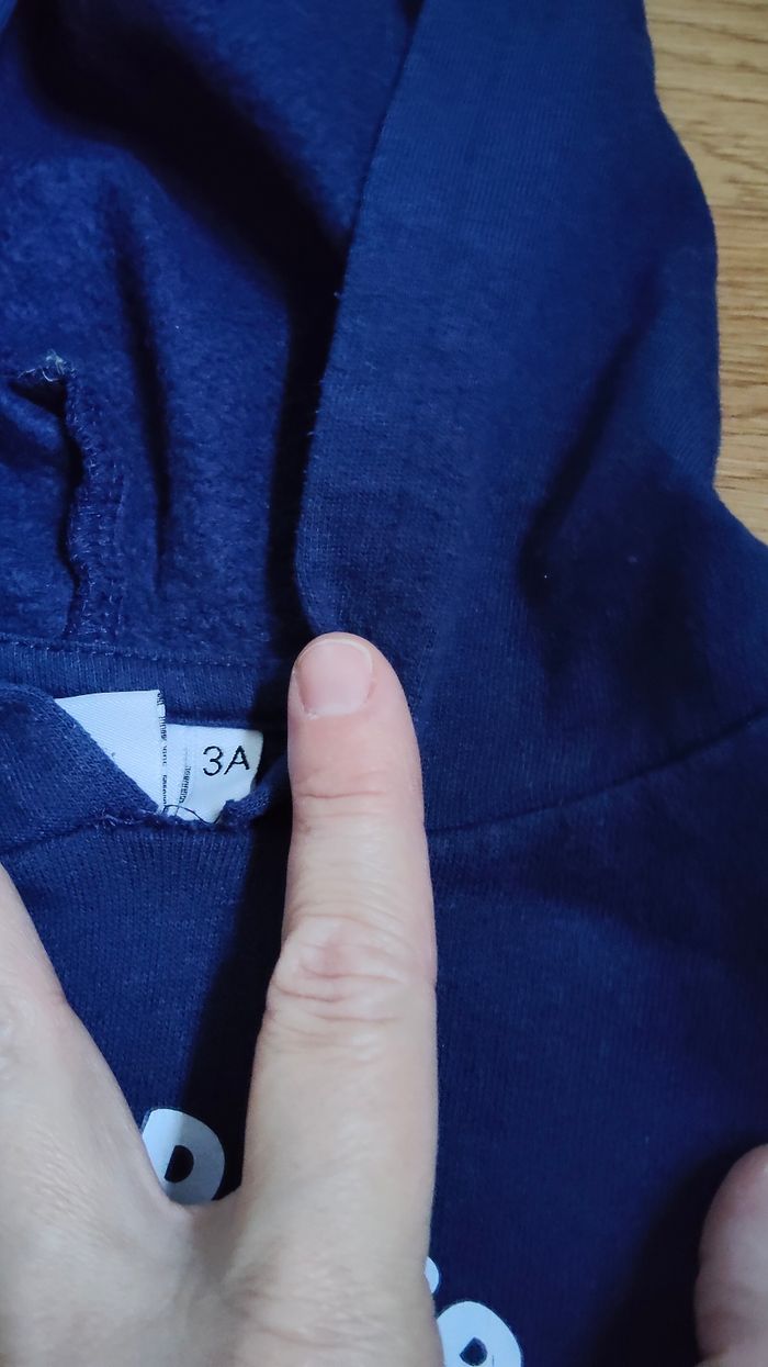 Sweat à capuche pat patrouille 3 ans - photo numéro 3