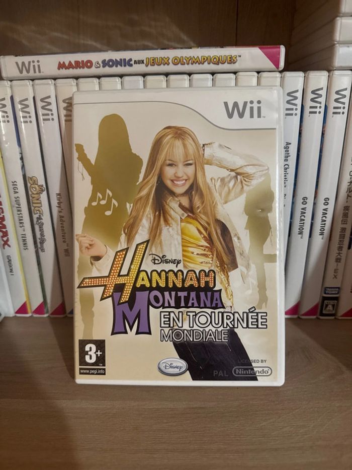 Hannah Montana en tournée mondiale jeu Wii dance danse