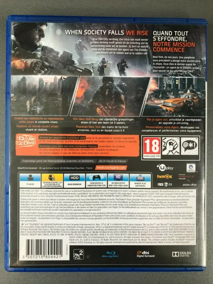 Tom Clancy's The Division pour PS4 - photo numéro 3