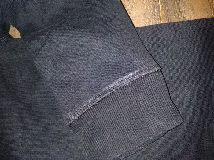 Sweat à capuche Kaporal noir et gris avec zip garçon 12-13 ans – Très bon état - photo numéro 5