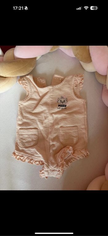 Combi short bébé fille