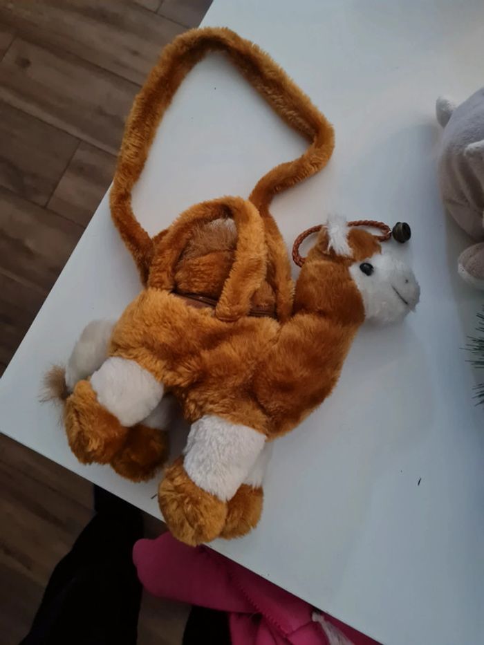 Diverses peluche avion dauphin poney chameau - photo numéro 7