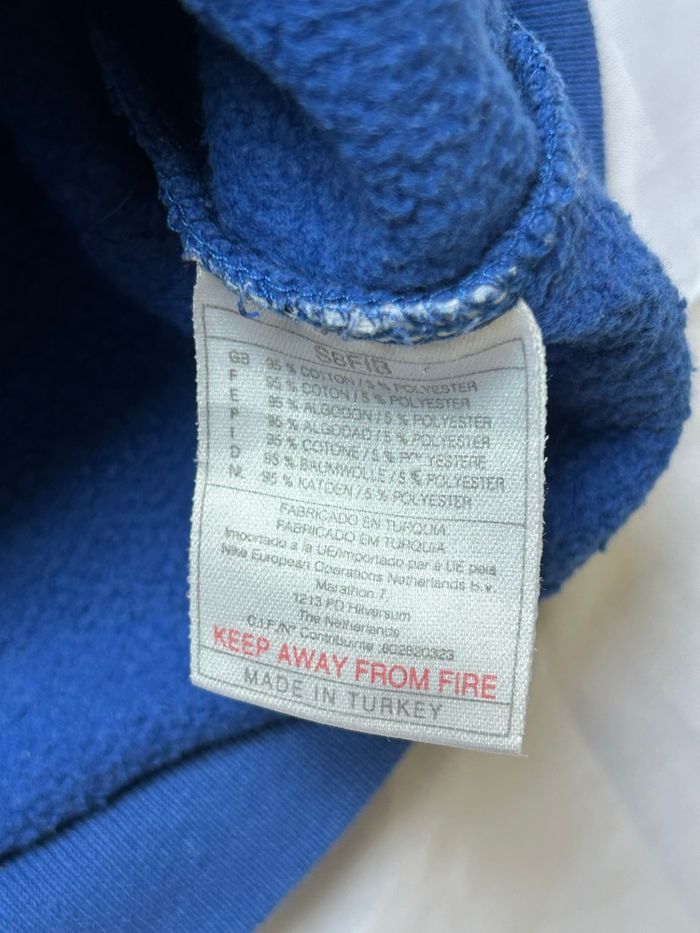 Sweat Crewneck Nike Bleu - Logo XXL Brodé / Coupe Oversize - Taille M - photo numéro 6