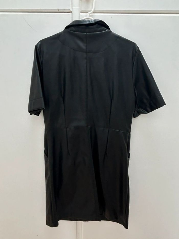 Robe simili cuir noir chic et jeune taille M - photo numéro 6