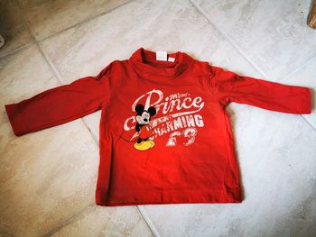 T-shirt à manches longues bébé garçon 6 mois Mickey