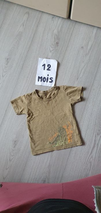Maillot t-shirt manches courtes 12mois garçon
