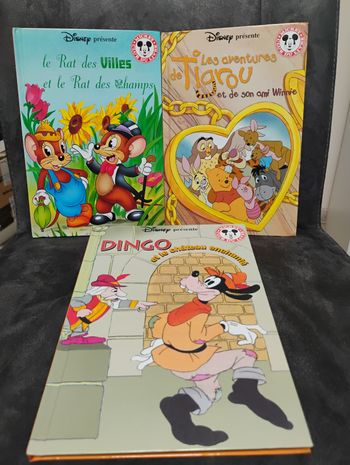 Lot de 3 livres Disney