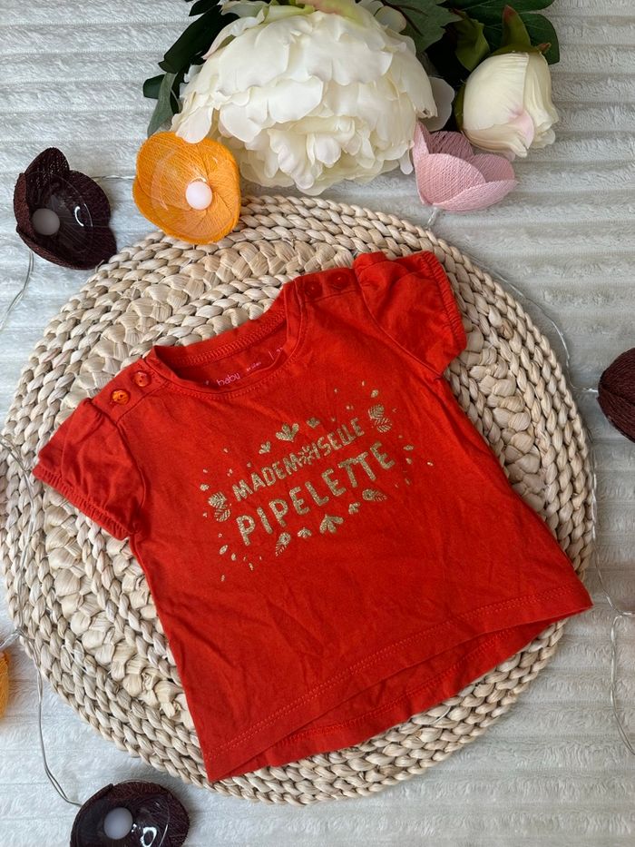 Teeshirt manches courtes 3 mois Gémo