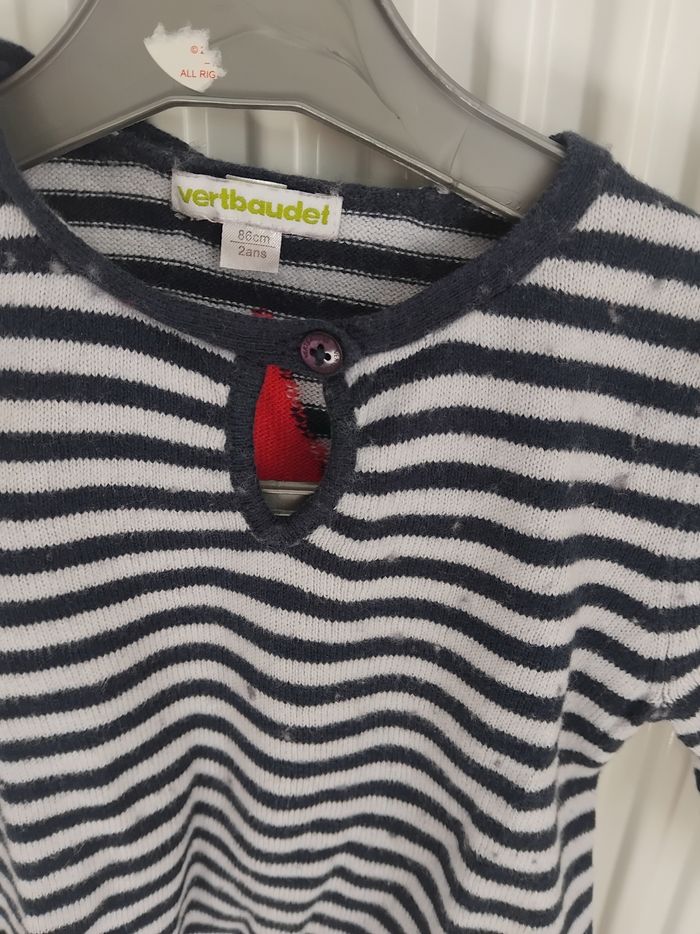 Pull verbaudet bébé fille 24 mois - photo numéro 2