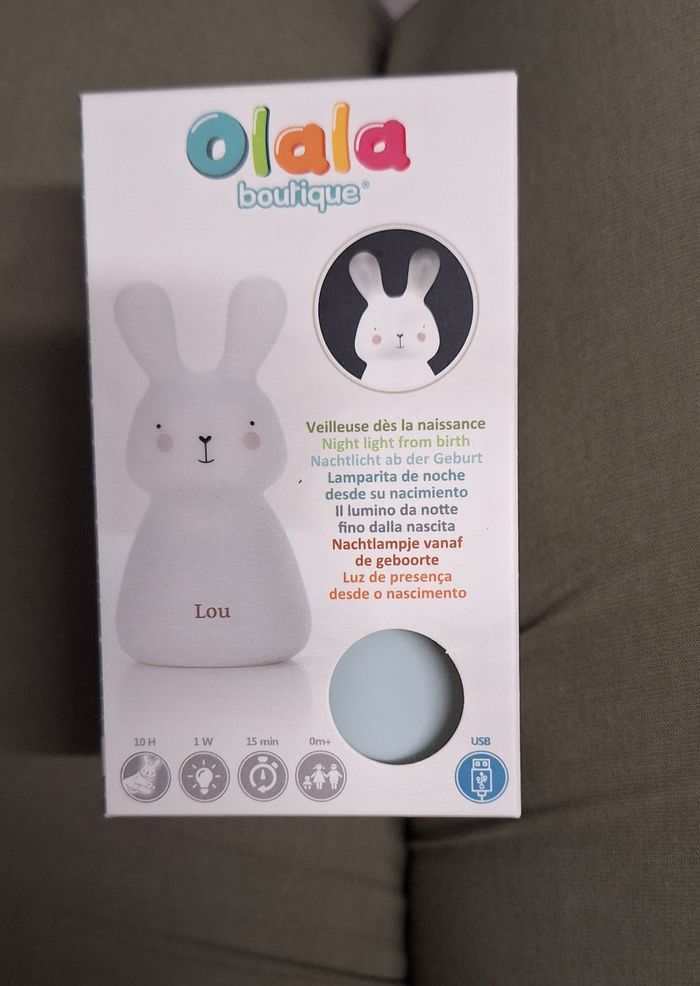 Veilleuse lapin lou usb
