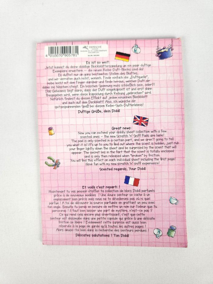 Bloc de Feuilles Diddl Original Série 3 A6 - 25 Feuilles - Très Bon État - photo numéro 3