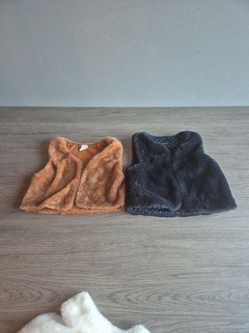 Lot de 2 gilets sans manches