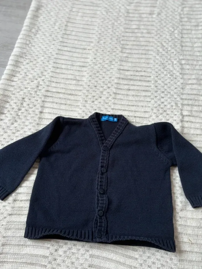 Gilet bleu marine 3 ans