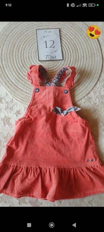 Robe en velours Creeks 12 mois