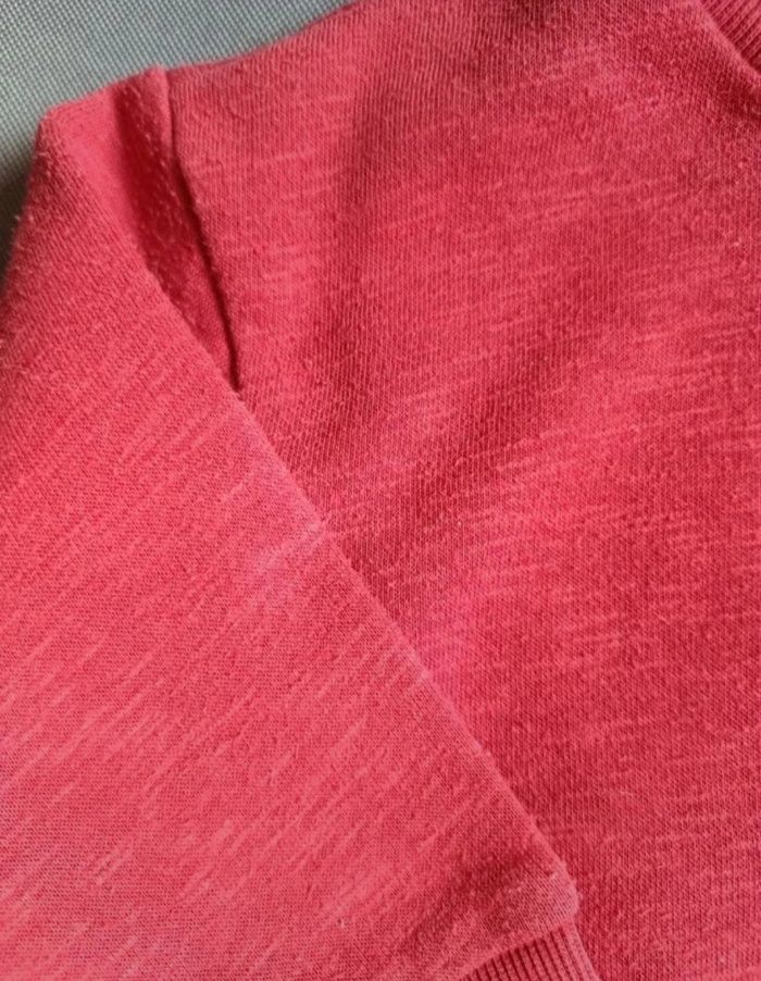Sweat rouge molletonné - photo numéro 5