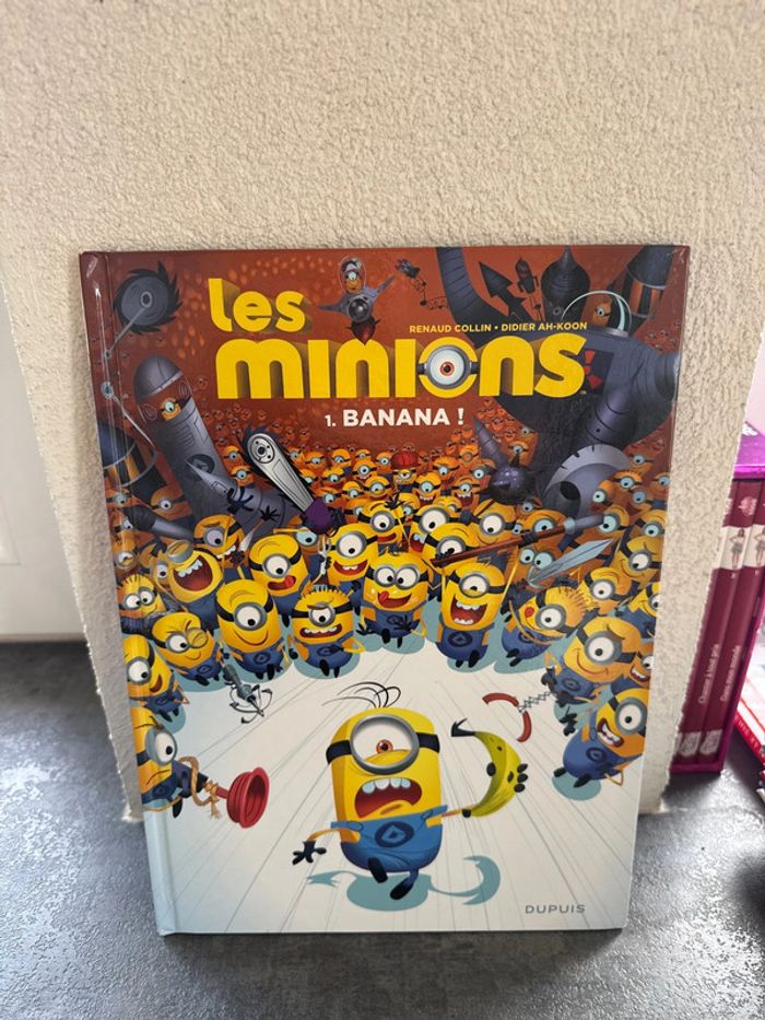 Livre bande dessiné minions banana