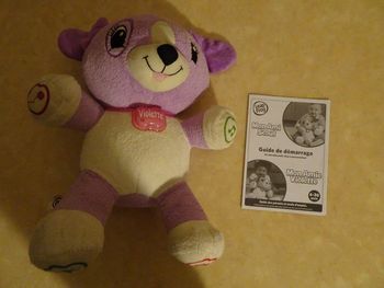 Peluche intéractive personnalisable Leapfrog - Mon amie violette – Jouet dès 6 mois