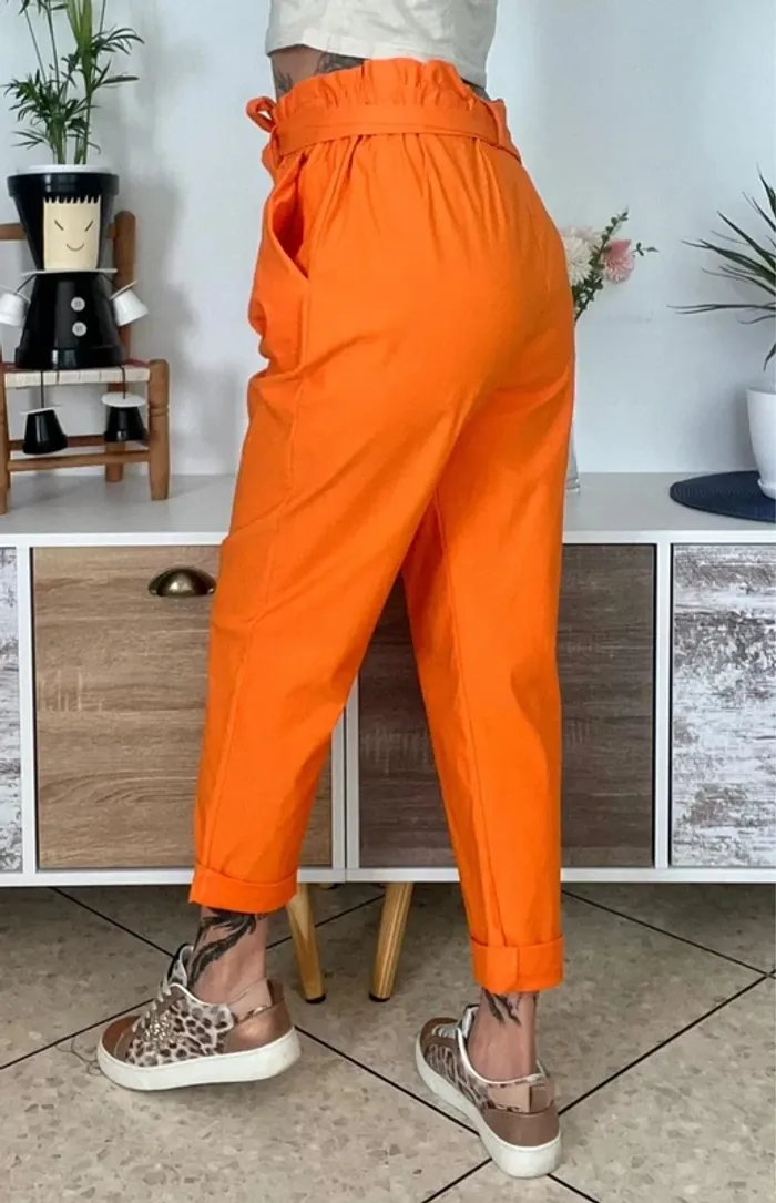SOLDE Pantalon court taille s/m taille élastique - Mily - neuf - photo numéro 6