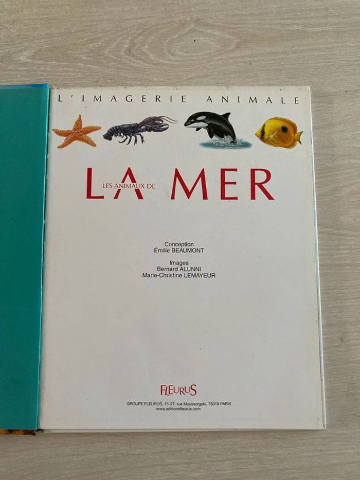 Livre les animaux de la mer Fleurus - photo numéro 3