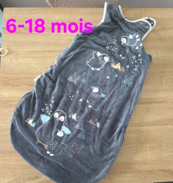 Gigoteuse hiver pingouin 6-18 mois