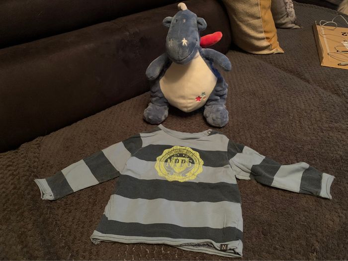 Lot 5 t shirt noppies 12 mois - photo numéro 4