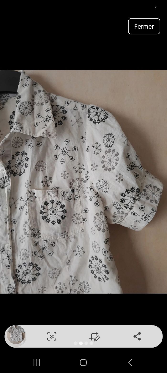 Chemise imprimé taille 38 - photo numéro 2