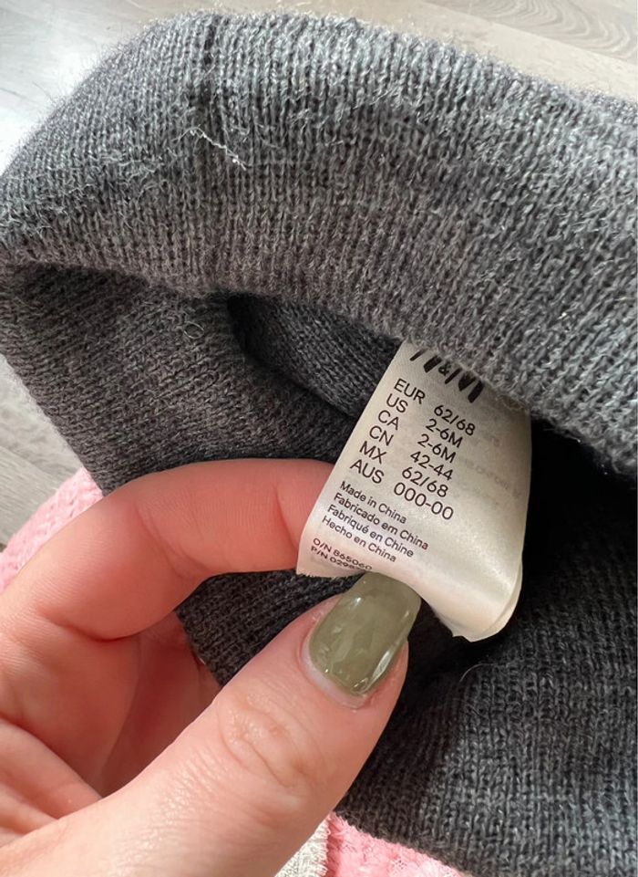 Bonnet gris loose H&M 2-4 ans - photo numéro 4