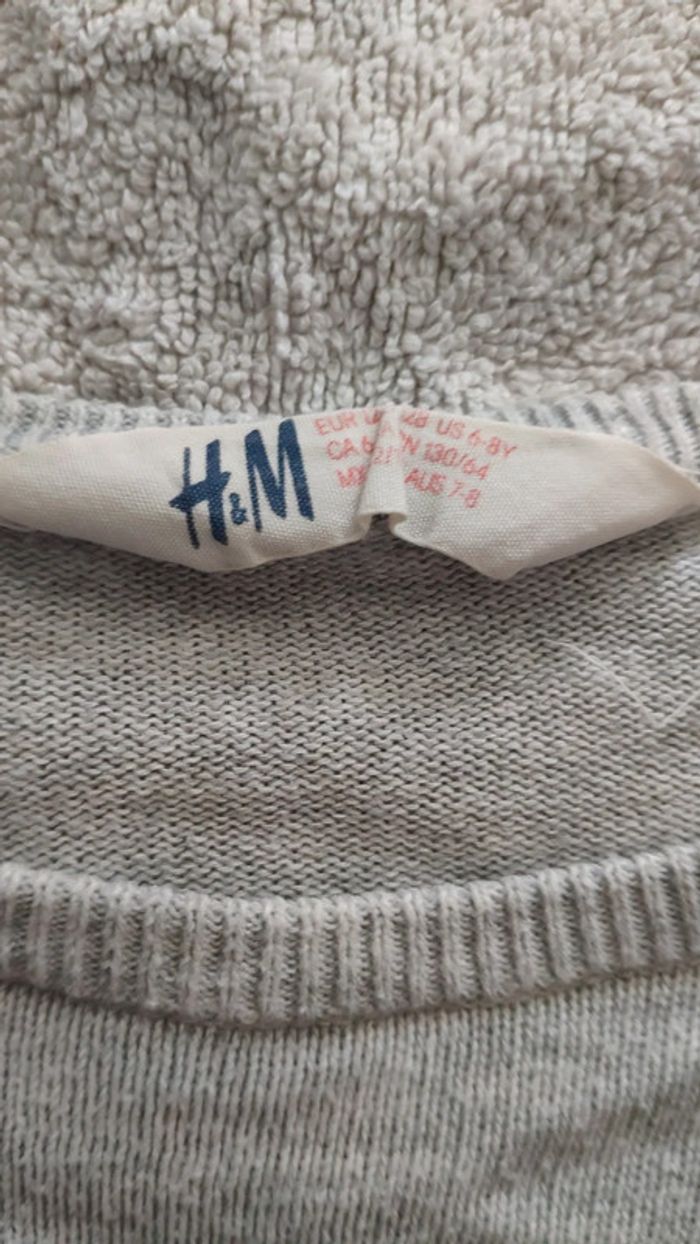 Pull fin h et m 6 8 ans chat orange gris - photo numéro 4