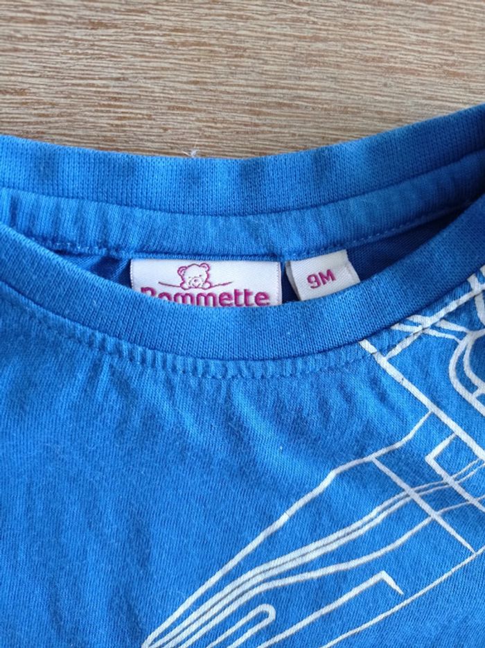 Tee shirt manches longues avion 9 mois - photo numéro 2