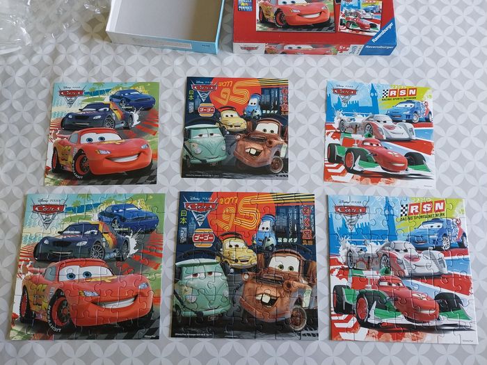 Lot de 3 Puzzles Cars, Ravensburger, 49 pièces - photo numéro 4