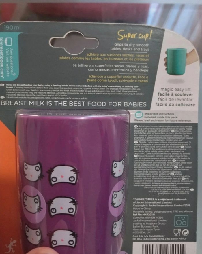 Super Cup Tommee Tippee verre anti bascule - photo numéro 3
