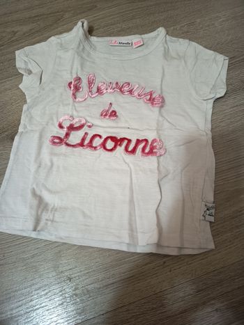 Tee shirt manche courte 4 ans