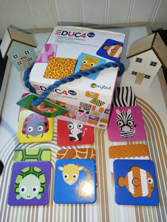 Oxybul Jeu de Memory des animaux