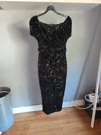 Robe à sequin boohoo