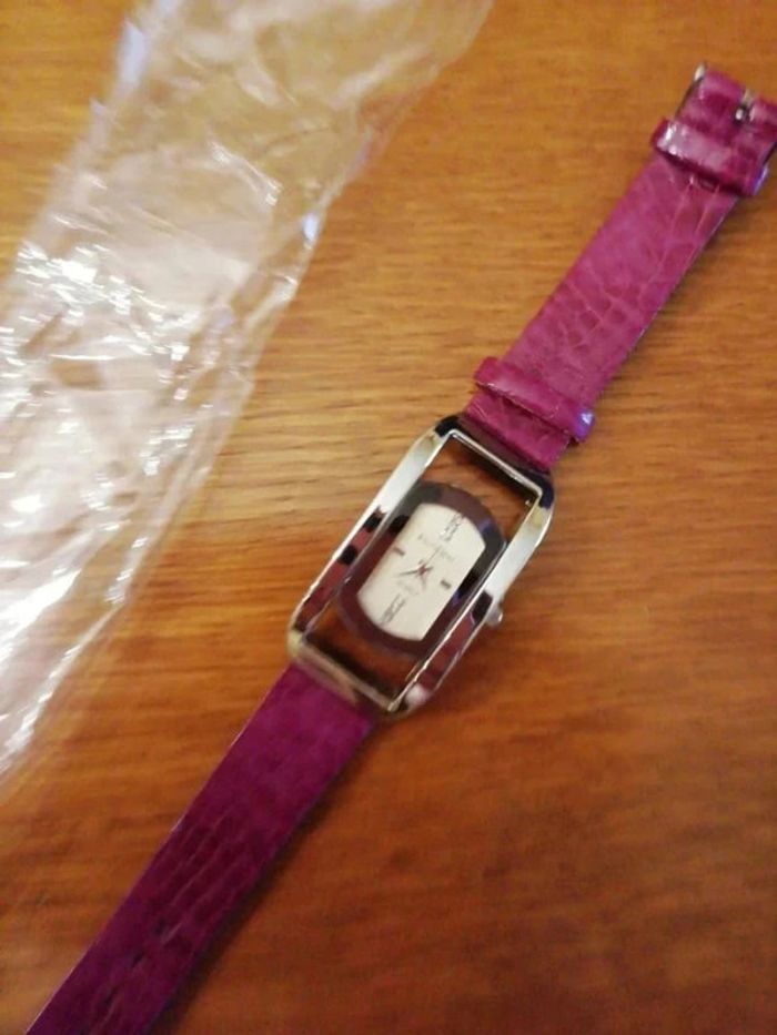 Montre Souris D'Or x Swarovski violette neuve - photo numéro 3