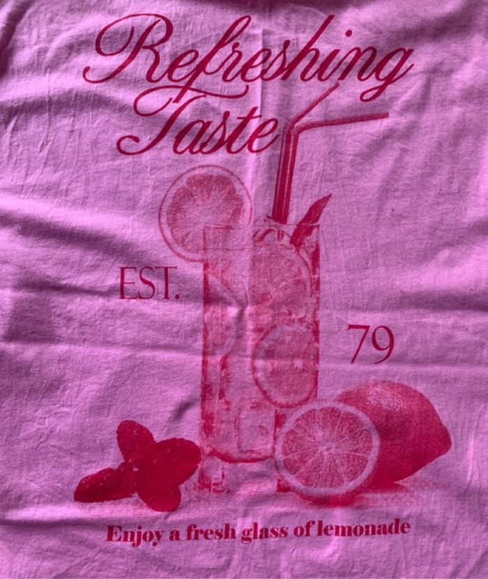 T-shirt rose - photo numéro 3