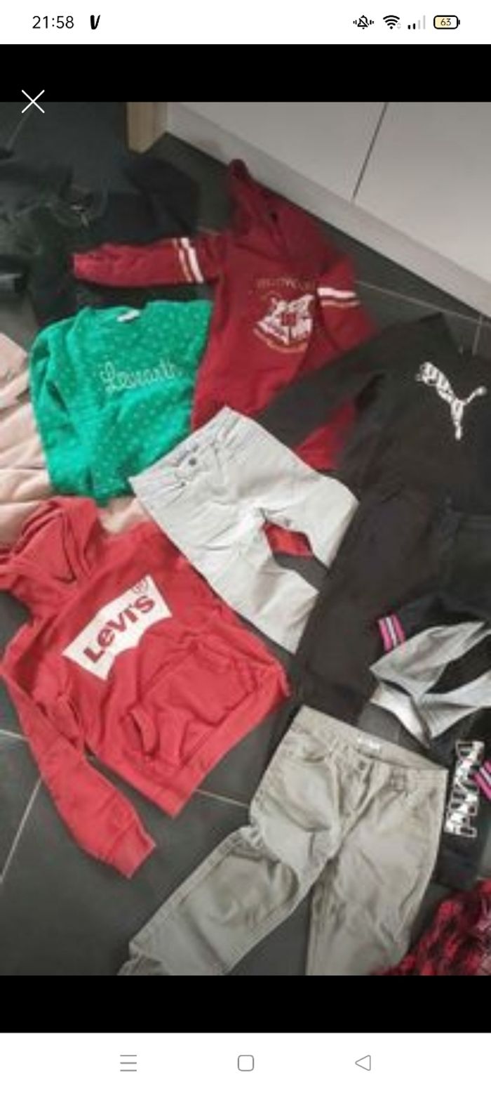 Lot vêtements fille 8 10 ans - photo numéro 2