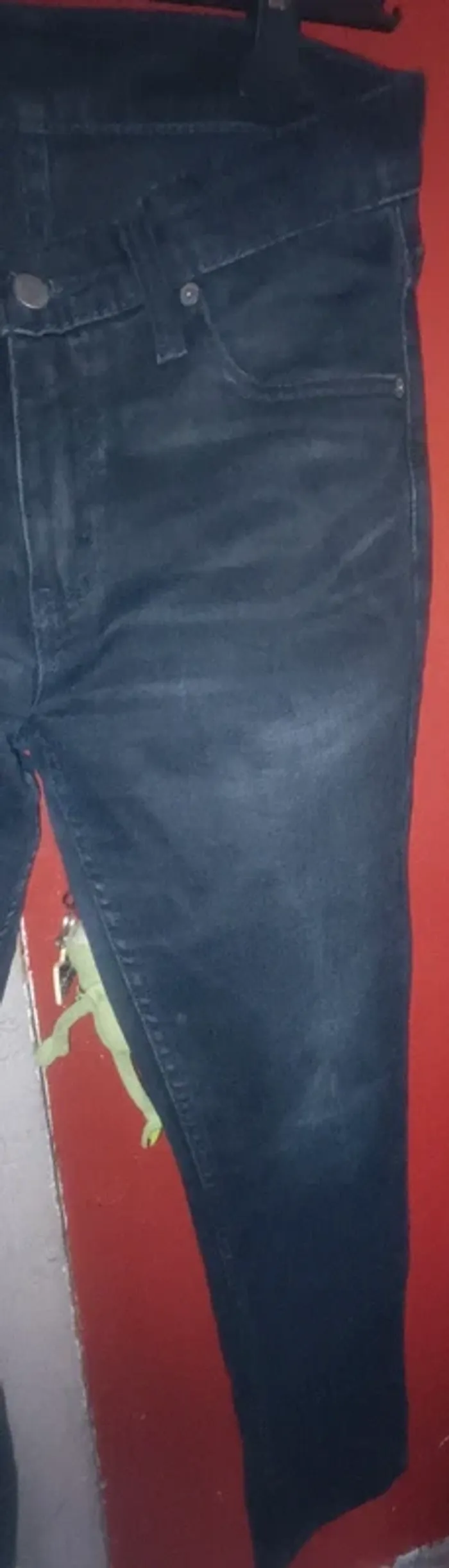 Pantalon jean noir délavé Levi's - photo numéro 3