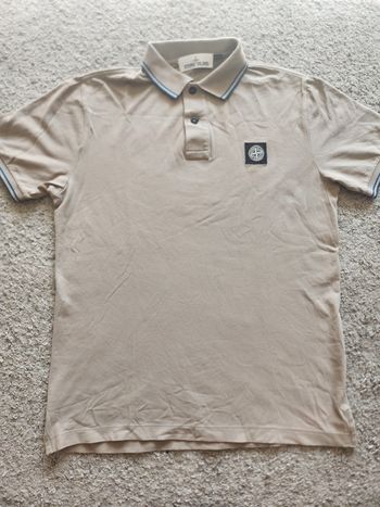 Polo Stone Island taille S beige