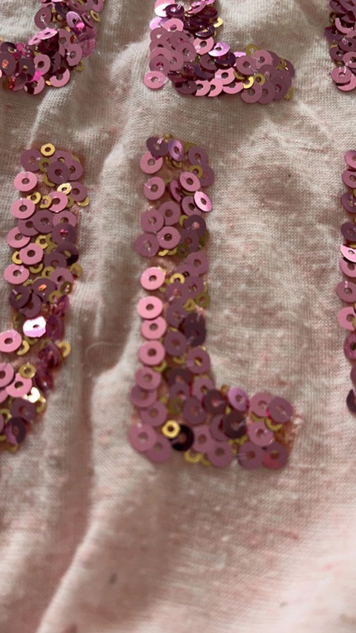 Teeshirt Lulu Castagnette fille rose 8 ans - photo numéro 5