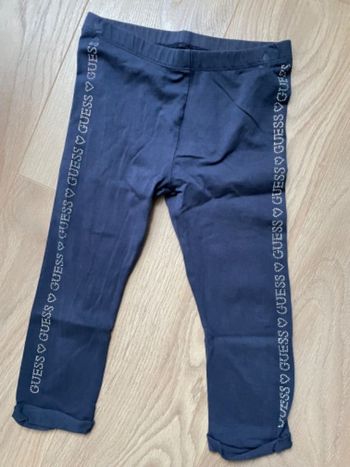 Legging Guess bleu marine strass fille 8 ans