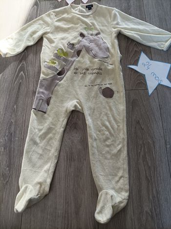 Pyjama girafe 2 ans