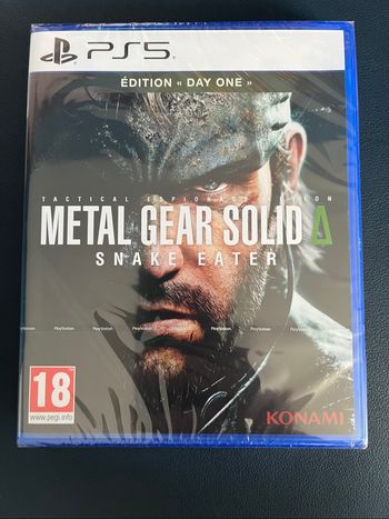 Jeu PS5 Metal Gear Solid Delta Snake Eater neuf scellé