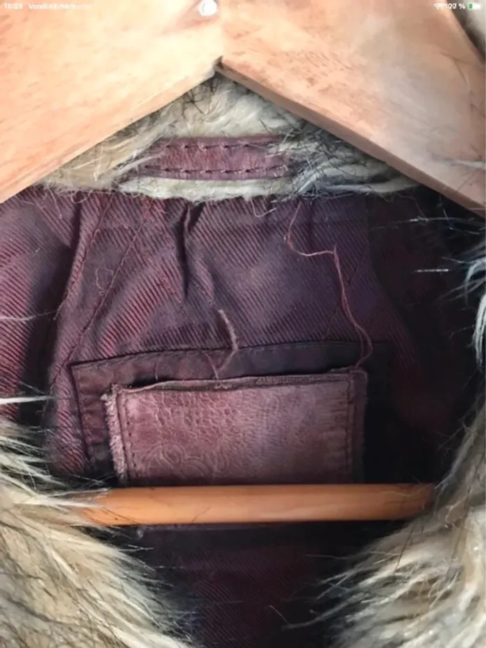 Veste en cuir Bershka taille 40 - photo numéro 3