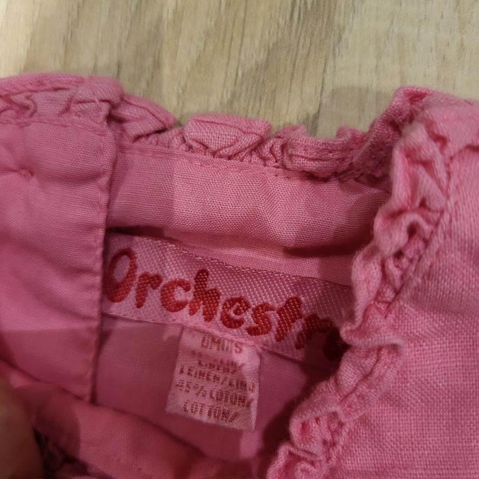 Robe manches courtes bébé 6 mois Orchestra - photo numéro 3