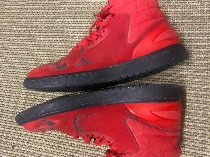 Air Jordan rouge montantes pour pièces ou réparateurs - photo numéro 7