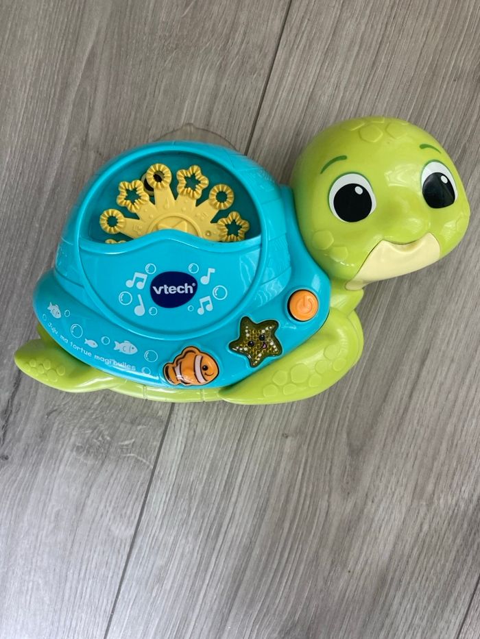Vtech tortue qui fait des bulles