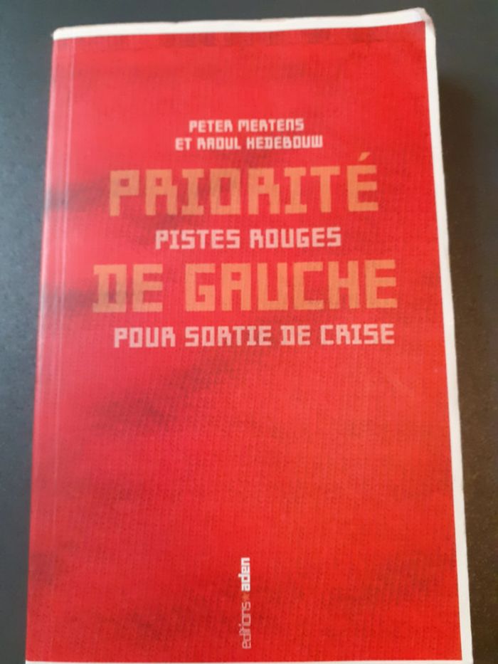 Priorité de gauche- Peter Mertens et Raoul Hedebouw